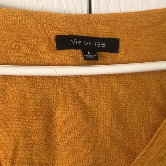 Woman’s Vision 155 fall mustard color blouse - Picture 6 of 13